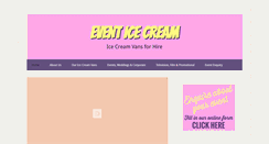 Desktop Screenshot of eventicecream.co.uk